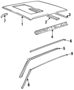 3526464 - Body: Roof Panel for Volvo: 940, 960, S90 Image