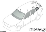 51315B4EC65 - : Windshield Gr Rain-Light-Solar-Cond.Sen for BMW Image