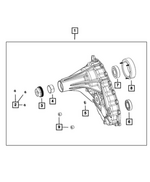 68089733AA - Transfer Case and Power Transfer Unit: Nut for Mopar Image