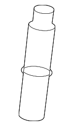 216712GGA0 - Engine: Upper Support Stud for Hyundai: Elantra N, Kona N, Santa Cruz, Sonata, Tucson, Veloster N Image
