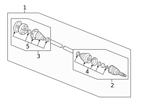Drive Axles for 2001 Audi TT Quattro #1