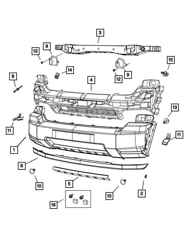68032859AA - : Nut for Mopar Image