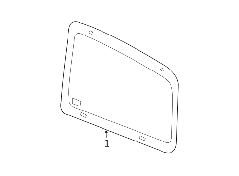 Glass & Hardware for 2005 Dodge Durango #0