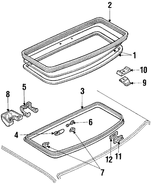 Sunroof for 1985 Ford Thunderbird #0