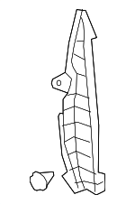 74158TLAA10 - : 2017-2020 Honda CR-V - Enclosure Assembly L Front Fender for Honda: CR-V Image