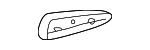 6929833030 - Body: Release Handle Cover for Lexus: ES300, ES330 Image