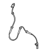 LR139995 - Brakes: ABS Sensor for Land Rover: Discovery Sport, Range Rover Evoque Image