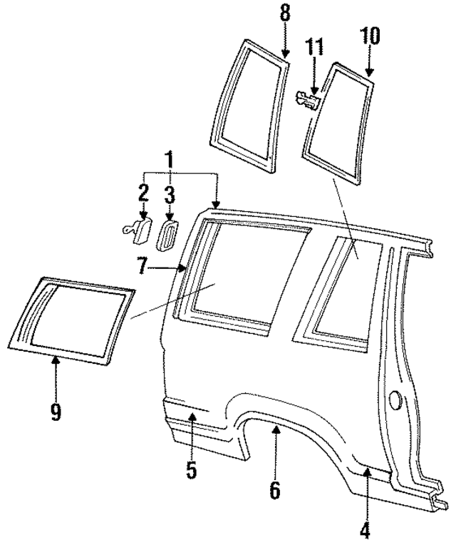 F3TZ9827841A - Body: Quarter Panel for Ford Image