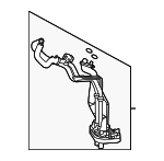 887100EA90 - : Suction &amp; Discharge Hose Assembly for Toyota: Grand Highlander Image