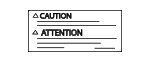 990535HA0A - : Caution Label for Nissan Image