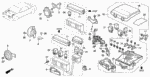 39796SL0003 - Electrical/Exhaust/Heater/Fuel: RELAY ASSY., POWER (4P) (RC-2200) (GRAY) (MITSUBA) for Acura Image