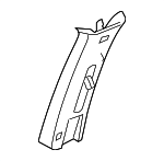 1DE22BD1AA - Body: Upper Center Pillar Trim for Ram: Dakota Image