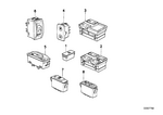 61311374220 - Vehicle Electrical System: Hazard Warning Switch for BMW Image