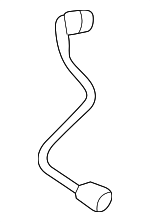 17128602646 - Cooling System: Overflow Hose for BMW Image