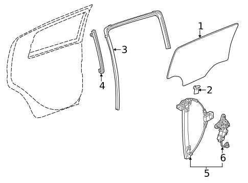 Rear Door for 2013 Chevrolet Spark #1