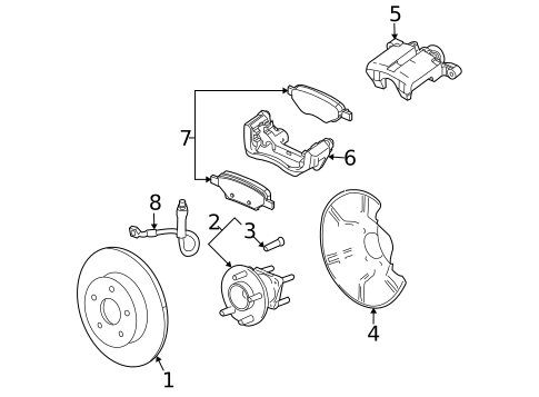 Disc Pads & Brake Shoes for 2006 Chevrolet Uplander #0