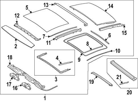 Sunroof for 2024 Mercedes-Benz EQE AMG&reg; #0