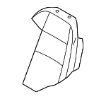 31102099 - : 2006 2007 Volvo C70 - Seat Back Cover for Volvo: C70 Image