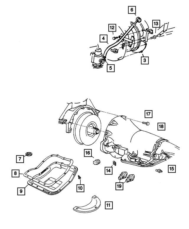 154596 - Automatic Transmission 4 Speed [DG8]: Screw for Mopar Image