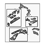 FE0154200 - Body: Apron/Rail Assembly for Mazda: RX-8 Image