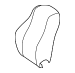 16791012118V58 - Body: Seat Back Cover for Mercedes-Benz Image