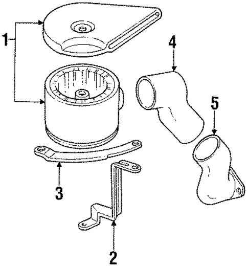 Air Intake for 1989 Pontiac Sunbird #0