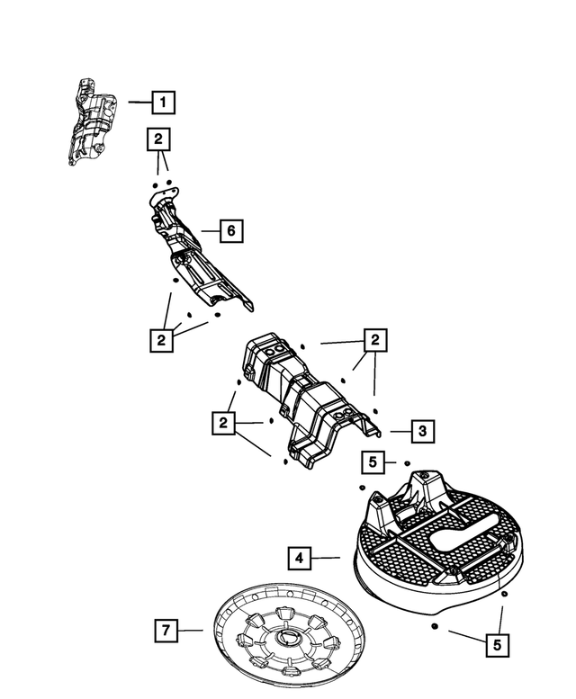 6508772AA - Exhaust: Hex Flange Nut for Mopar Image image