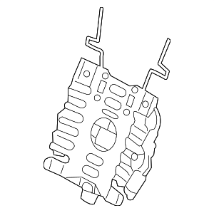 4K0881065A - Body: Seat Lumbar Support Cushion for Audi Image