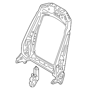 4K0881515B - Body: Seat Back Frame for Audi Image