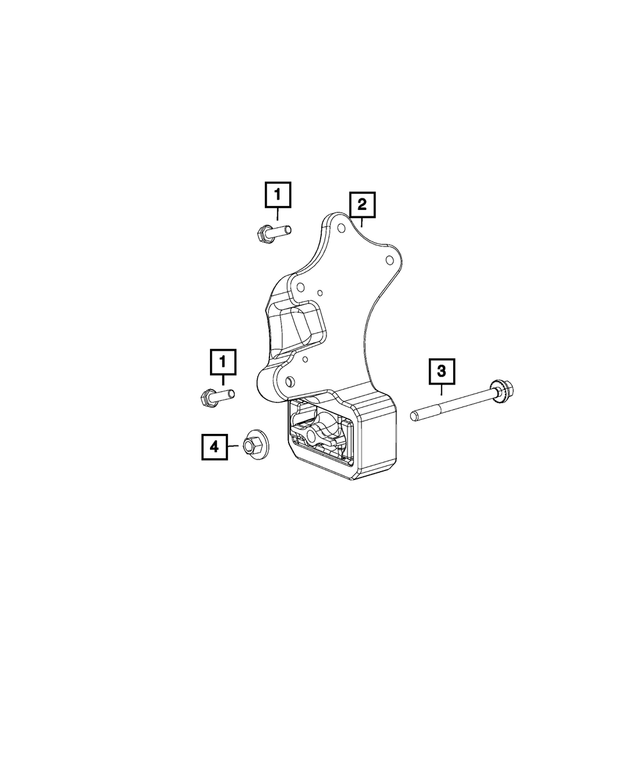 6509257AA - Engine: Hex Nut And Washer for Mopar Image