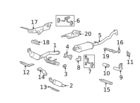 Brackets, Flanges & Hangers for 2010 Ford Expedition #0