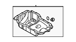 215102M000 - Engine: Oil Pan for Hyundai: Accent, Venue Image
