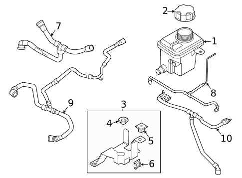 Hoses & Pipes for 2025 BMW 750e xDrive #2