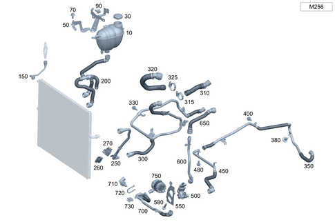 Low-Temperature Cooling Circuit for 2007 Mercedes-Benz G500 #0
