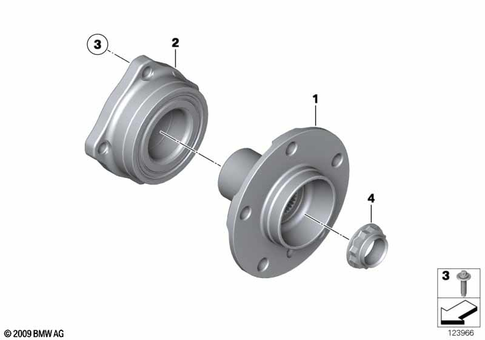 Wheel Bearing for 2009 BMW M5 #0