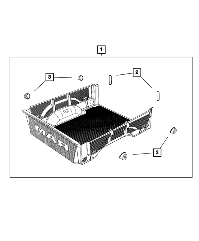 68280323AB - Mopar Accessories - Component Parts: Lamp Opening Cover for Mopar Image