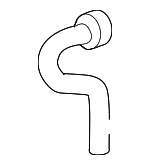 8D0121109G - Cooling System: Hose for Audi: A4, A4 Quattro, A6 Quattro, S4 Image