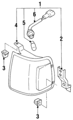 5821940230 - Electrical: Marker Lamp Bulb for Isuzu Image