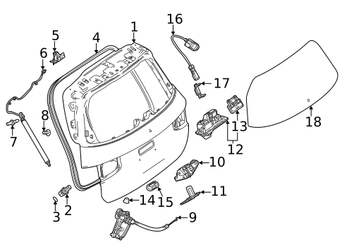 Lock & Hardware for 2025 Mercedes-Benz GLB250 #3