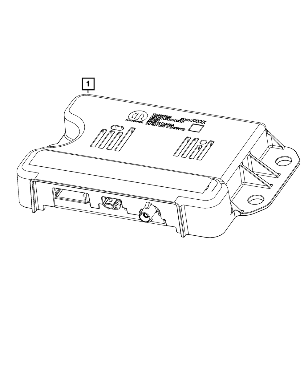 Navigation Module for Mopar 04672922AC | Mopar OEM Parts Counter