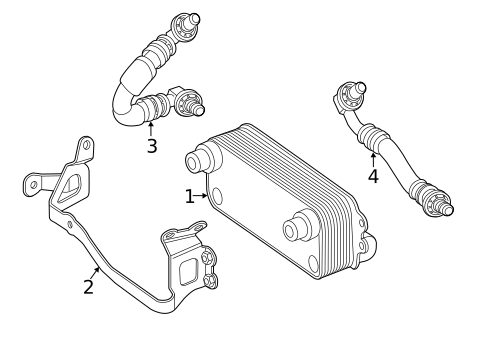 Trans Oil Cooler for 2018 Mercedes-Benz E 63 AMG&reg; S #0