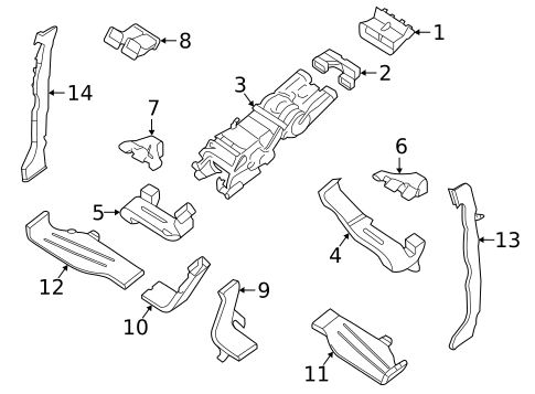 Ducts for 2019 Porsche Cayenne #1
