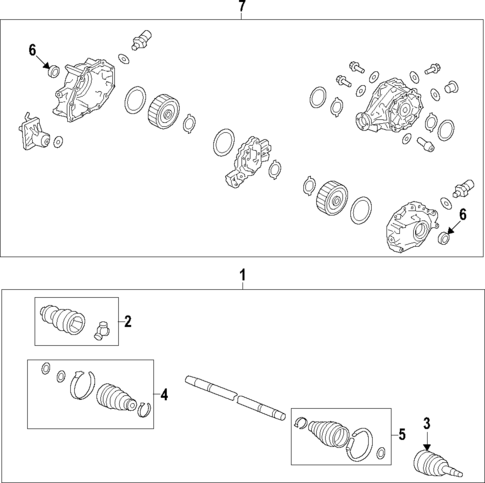 Drive Axles for 2019 Honda Ridgeline #0