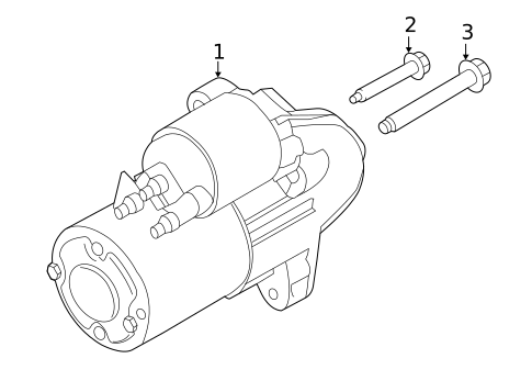 Starter & Related Components for 2014 Ford Fusion #0