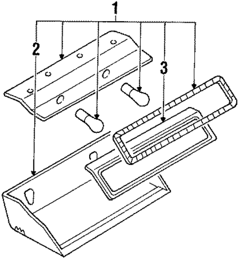 High Mount Lamps for 1990 Nissan Sentra #2