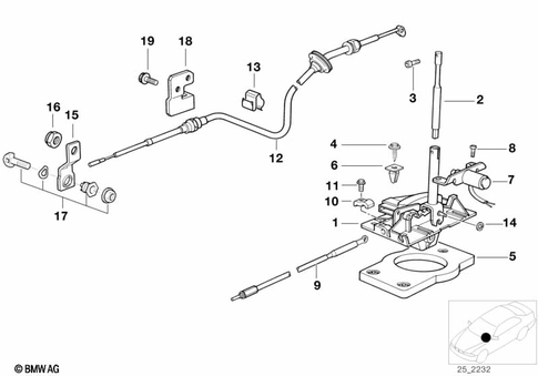 Gearshift Automatic Transmission for 1994 BMW M3 #0
