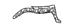 5513460080 - Body: Lower Plate for Toyota Image