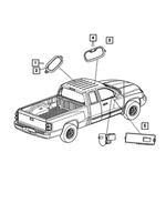 1AN73BD1AB - Electrical: Dome And Reading Lamp for Mopar Image