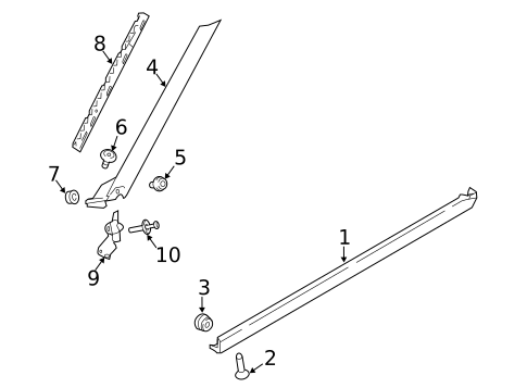 Exterior Trim - Pillars for 2021 Land Rover Range Rover Velar #0