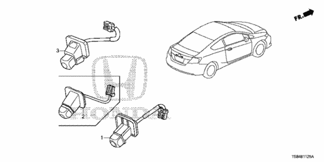 Rearview Camera for 2015 Honda Civic #0